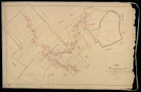 Plan du cadastre napoléonien - Hallencourt (Hocquincourt) : Chef-lieu (Le) ; Moulin d'Hocquincourt (Le), A2