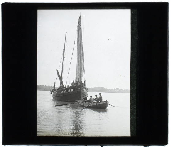 Bateau de pêche à Etaples - juillet 1902