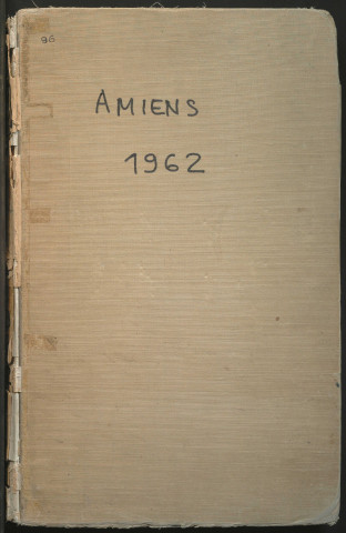 Table des successions et absences du bureau d'Amiens