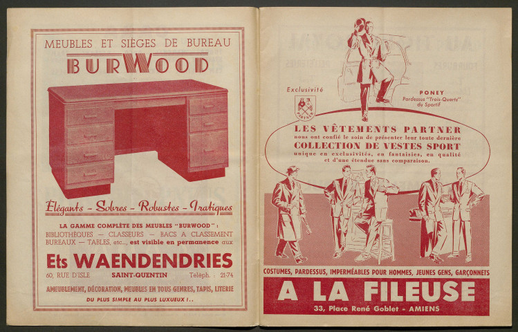 L'Automobile au Pays Picard. Revue de l'Automobile et du Tourisme. Organe officiel de l'Automobile-Club de Picardie et de l'Aisne, Numéro spécial, mars 1952