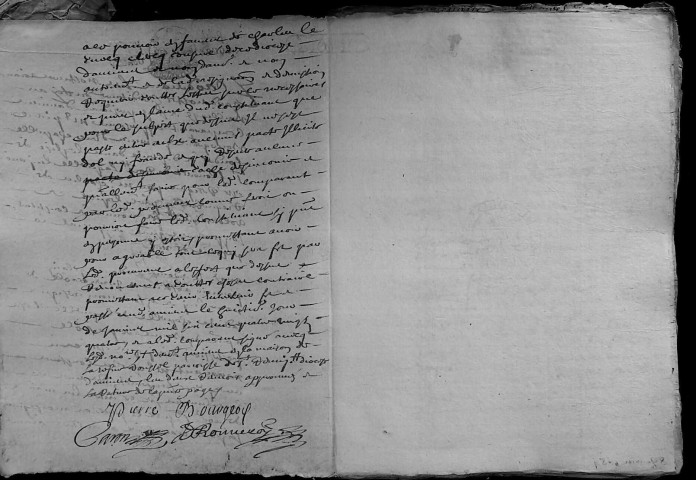 Etude de Me Jean Derouvroy à Amiens (étude n°17). Minutes de l'année 1684