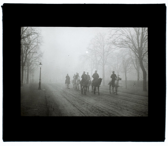 Effet de brouillard, boulevard Saint-Charles - janvier 1911