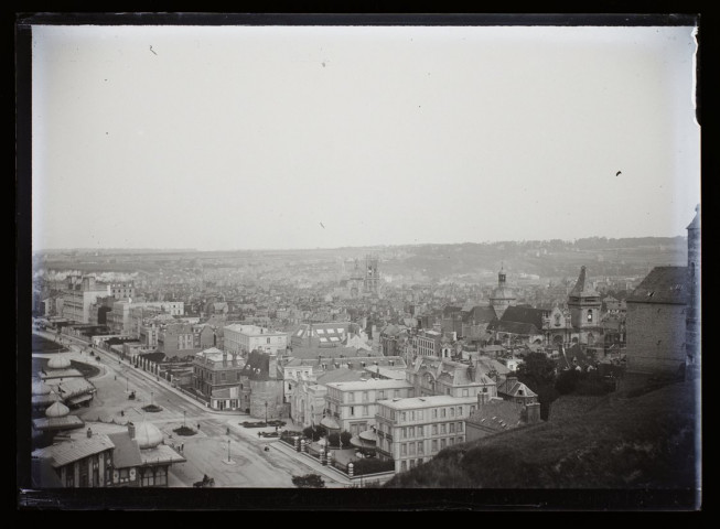 Dieppe - vue d'ensemble prise du château fort - septembre 1901