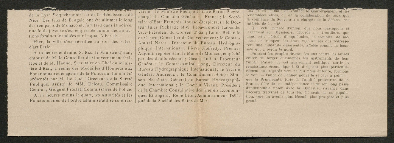 Témoignage de Carles, Alfred Joseph et correspondance avec Jacques Péricard