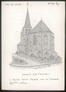 Conchy-sur-Canche (Pas-de-Calais) : église Saint-Pierre vue du choeur - (Reproduction interdite sans autorisation - © Claude Piette)