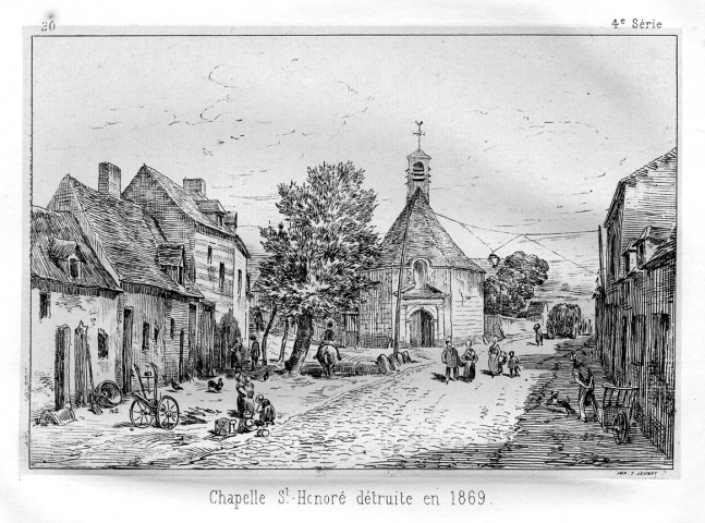 Chapelle Saint-Honoré détruite en 1869