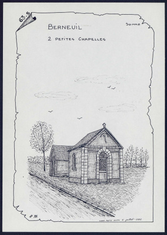 Berneuil : deux petites chapelles - (Reproduction interdite sans autorisation - © Claude Piette)