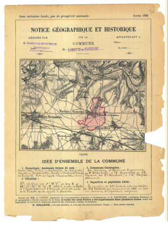 Lamotte Warfusee (Lamotte En Santerre) : notice historique et géographique sur la commune