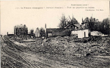 Souvenons-nous ! La France reconquise - Nesle (Somme) - Tout un quartier détruit