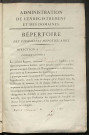Répertoire des formalités hypothécaires, du 28/05/1816 au 07/10/1816, registre n° 071 (Péronne)