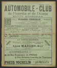 Automobile-club de Picardie et de l'Aisne. Revue mensuelle, 5e année, mars 1909
