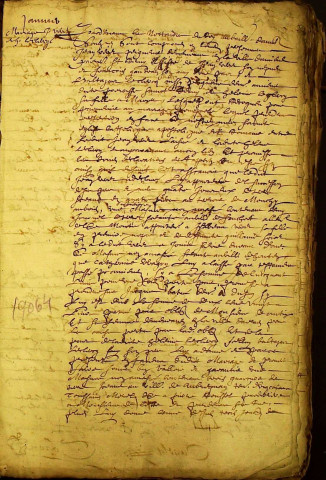 Etude de Me Martin Caron à Amiens (étude n°4). Minutes de l'année 1642