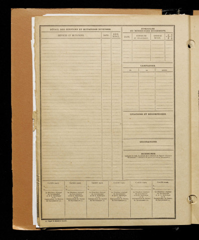 Caron, Eugène Jules, né le 29 septembre 1893 à Yvrench (Somme), classe 1913, matricule n° 13, Bureau de recrutement d'Abbeville