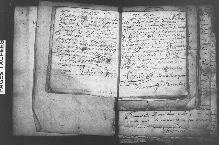 Corbie (paroisse Saint-Léonard) : baptêmes, mariages, sépultures (1668-1785)