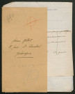 Témoignage de Gillet, René et correspondance avec Jacques Péricard