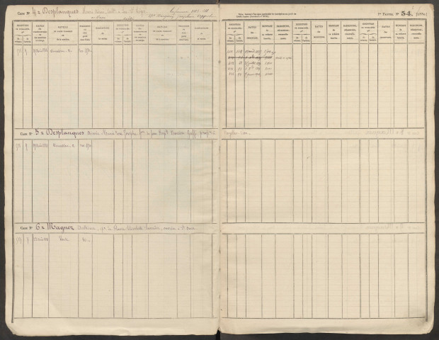 Répertoire des formalités hypothécaires, du 18/08/1881 au 28/04/1882, volume n° 142 (Conservation des hypothèques de Doullens)