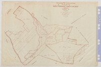 Plan du cadastre rénové - Bécordel-Bécourt : section Z