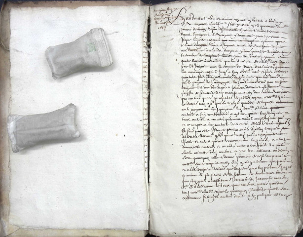 Etude de Me Bénigne Magdelaine à Amiens (étude n°16). Minutes de l'année 1654