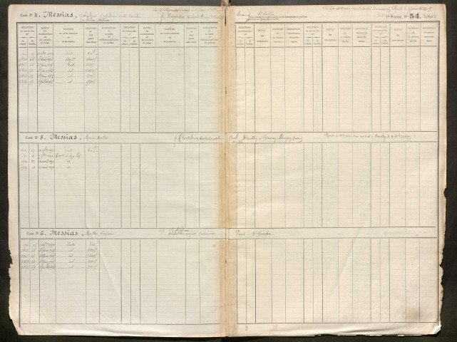 Répertoire des formalités hypothécaires, du 29/11/1893 au 17/03/1894, registre n° 314 (Péronne)