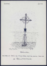 Bailleul : belle croix de cimetière remise dan s l'église de Bellifontaine - (Reproduction interdite sans autorisation - © Claude Piette)