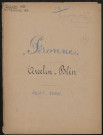 Péronne. Demande d'indemnisation des dommages de guerre : dossier Arcelin