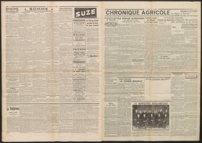 Le Progrès de la Somme, numéro 21974, 19 novembre 1939