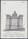 Domlégers-Longvillers : curieux monument peut-être funéraire - (Reproduction interdite sans autorisation - © Claude Piette)