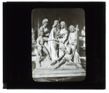 Le baiser de Judas - Arras musée - groupe en pierre