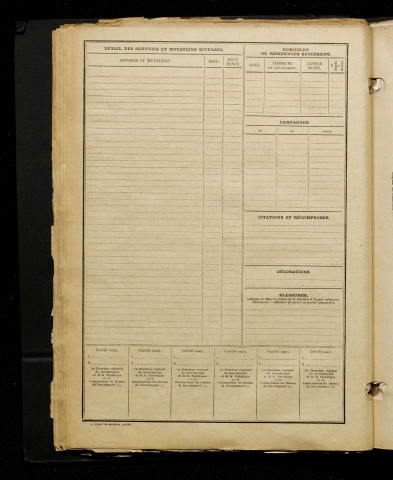 Inconnu, classe 1916, matricule n° 1542, Bureau de recrutement d'Amiens