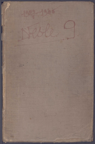 Table des successions et absences du bureau de Nesle