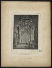 Revue des peintres. Pl. 13. Chapelle de Notre-Dame de Bon-Secours dans la cathédrale de Noyon