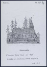Marquaix : église Saint-Eloi en 1907 - (Reproduction interdite sans autorisation - © Claude Piette)