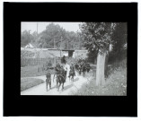 Retour de Sissonne à Longueau chasseurs à pied - août 1913