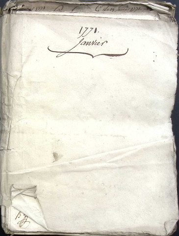 Etude de Me Nicolas Beaudelocque à Amiens (étude n°16). Minutes de l'année 1771