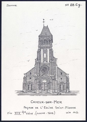 Cayeux-sur-Mer : église Saint-Pierre - (Reproduction interdite sans autorisation - © Claude Piette)