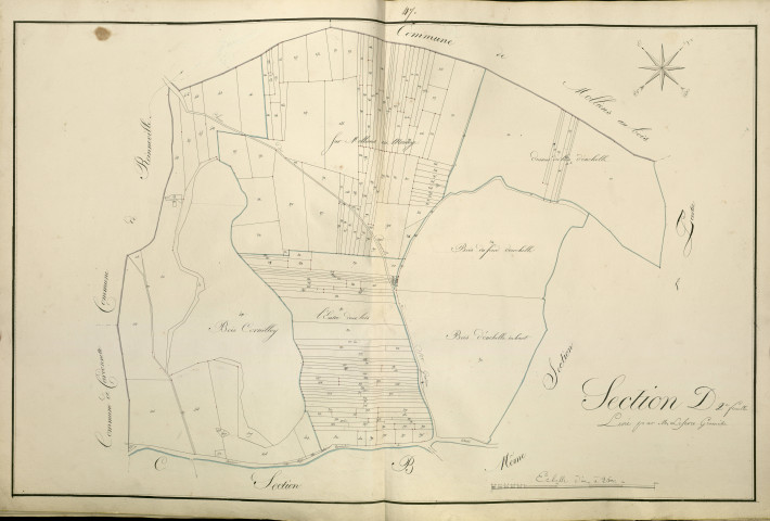 Plan du cadastre napoléonien - Atlas cantonal - Saint-Gratien (Saint Gratien) : D2