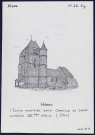 Hary (Aisne) : église fortifiée saint Cornille et Saint Cyprien - (Reproduction interdite sans autorisation - © Claude Piette)