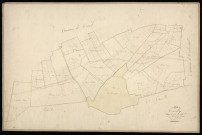 Plan du cadastre napoléonien - Hervilly : Chef-lieu (Le), A