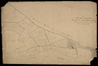 Plan du cadastre napoléonien - Beaucourt-sur-L'hallue (Beaucourt) : Remise du Sannier (La), C