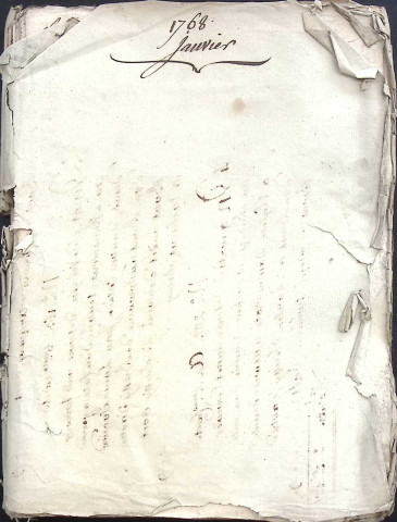 Etude de Me Nicolas Beaudelocque à Amiens (étude n°16). Minutes de l'année 1768
