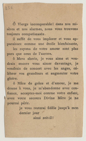 Apparition de la Sainte Vierge. Apparition de la Vierge à Bernadette Soubirous à Lourdes