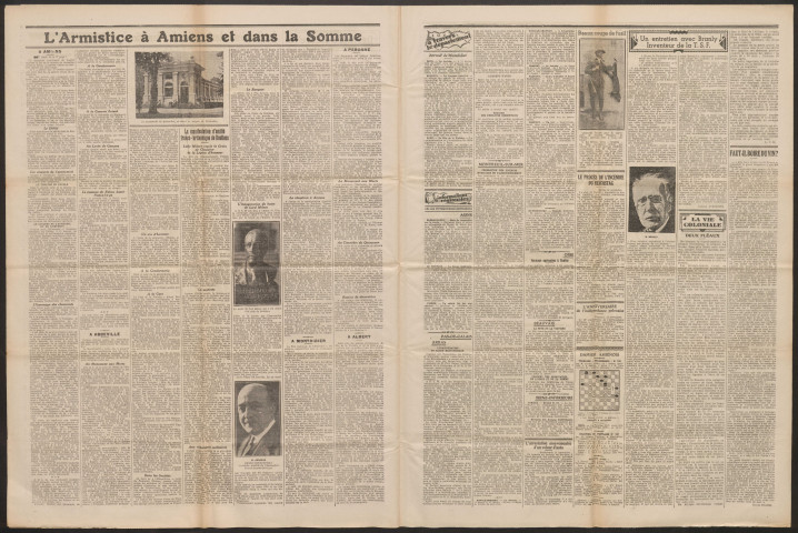 Le Progrès de la Somme, numéro 19799, 12 novembre 1933
