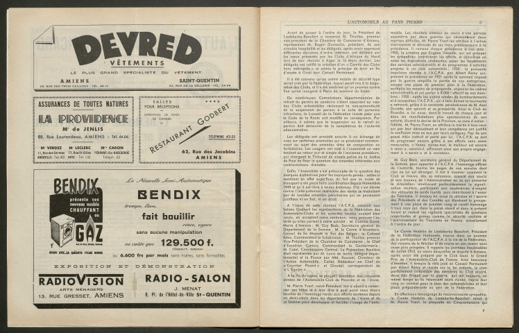 L'Automobile au Pays Picard. Revue de l'Automobile et du Tourisme. Organe officiel de l'Automobile-Club de Picardie et de l'Aisne, 380, juin 1955