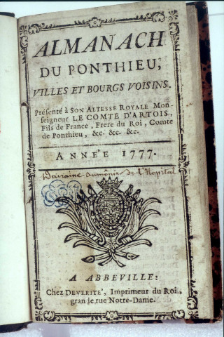 Almanach du Ponthieu