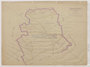 Plan du cadastre rénové - Estrées-en-Chaussée : feuille 1