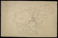 Plan du cadastre napoléonien - Maison-Ponthieu : tableau d'assemblage