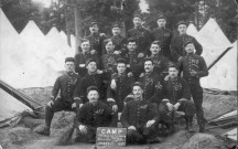Portrait de militaires de la Somme au camp de Maisons Laffitte