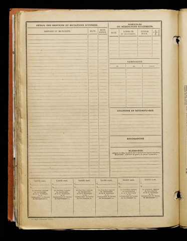 Demolliens, Archange Louis Henri, né le 15 juillet 1897 à Saint-Sauflieu (Somme), classe 1917, matricule n° 225, Bureau de recrutement d'Amiens