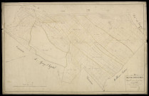 Plan du cadastre napoléonien - Hornoy-le-Bourg (Hallivillers-Lincheux) : Bois du Buquet (Le), C