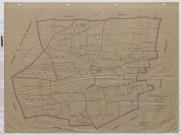 Plan du cadastre rénové - Mouflières : section unique